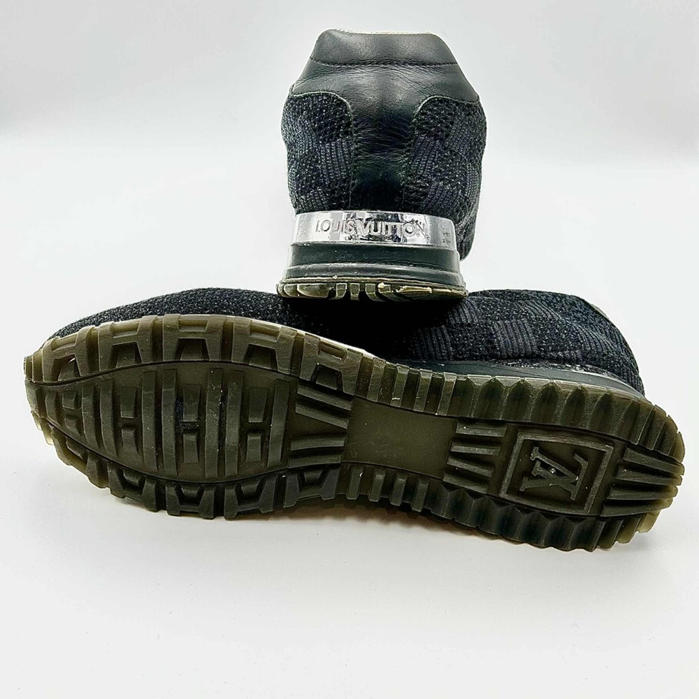 Louis Vuitton Rare Black and Tan Knit Sneakers, Size 41 US - Picture 4 of 7